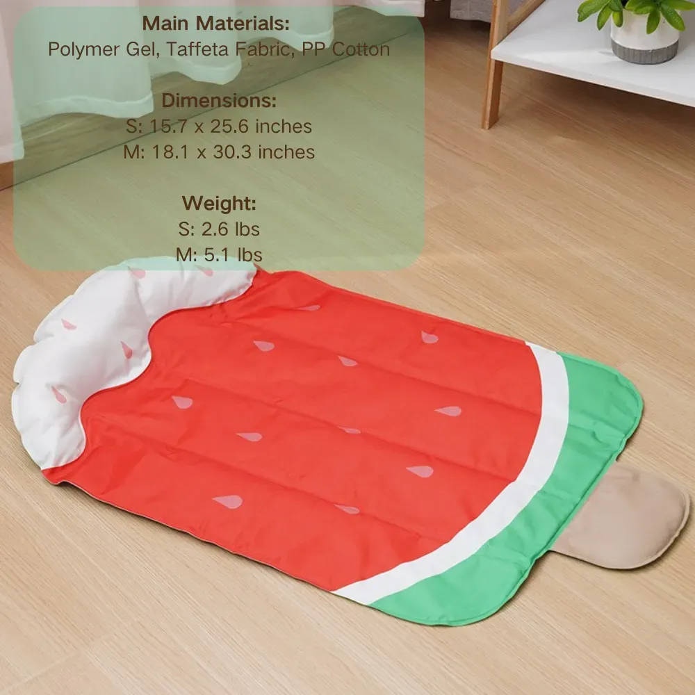Made with high-quality hydrophilic gel for effective physical cooling, helping to keep pets comfortable and cool.