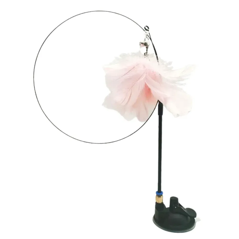 Suction Base Toy Durable PVC Cat Toy