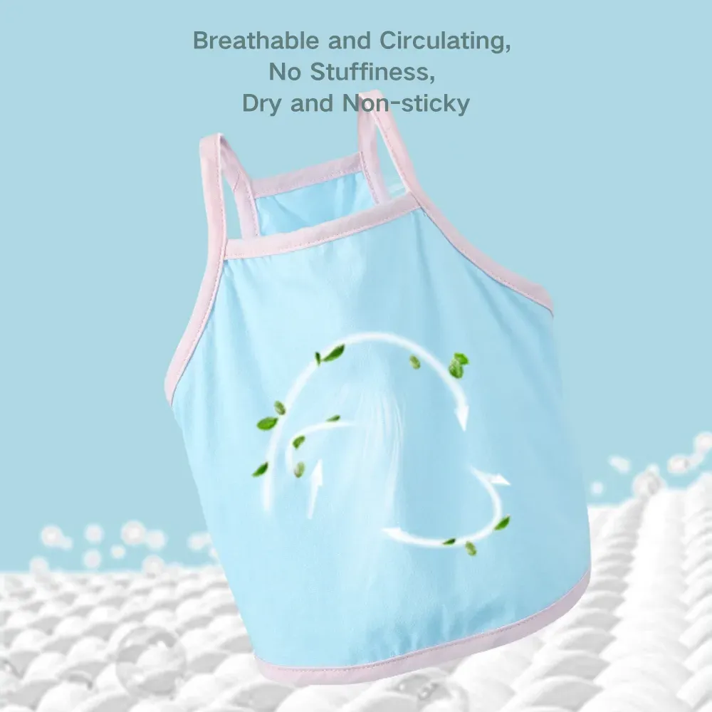Soft combed cotton fabric for a gentle, comfortable wearing experience.