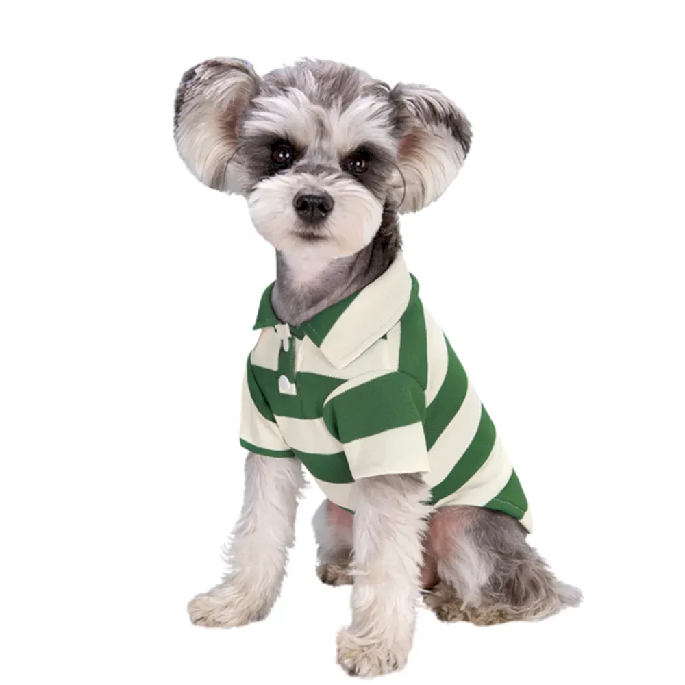 green stripe pattern dog shirt green stripe pattern dog shirt