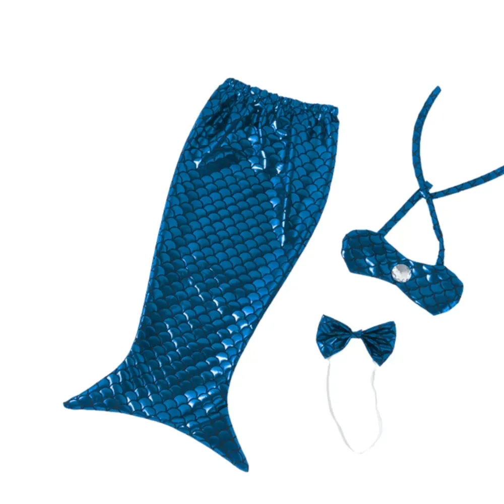 blue Mermaid style pet swimsuit blue Mermaid style pet swimsuit