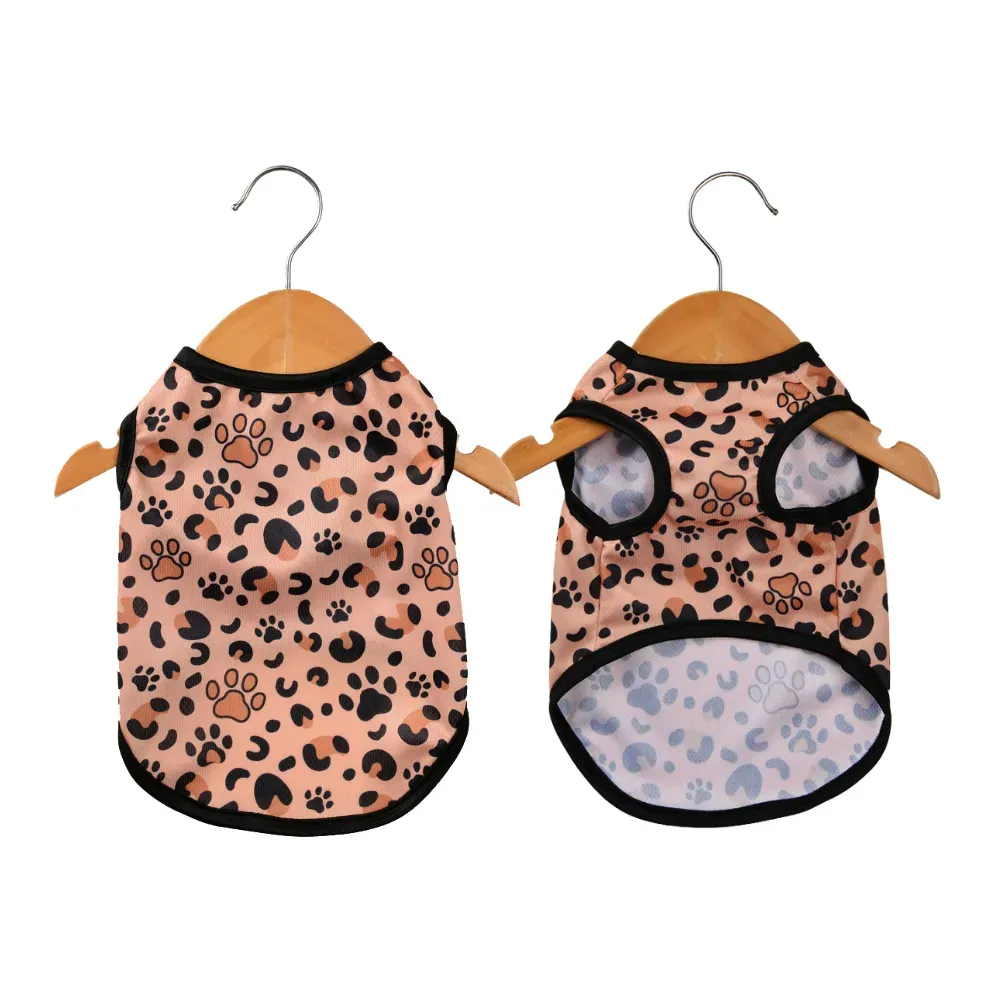 Summer Breathable Leopard Pet Vest for Dogs (6) Summer Breathable Leopard Pet Vest for Dogs wholesale