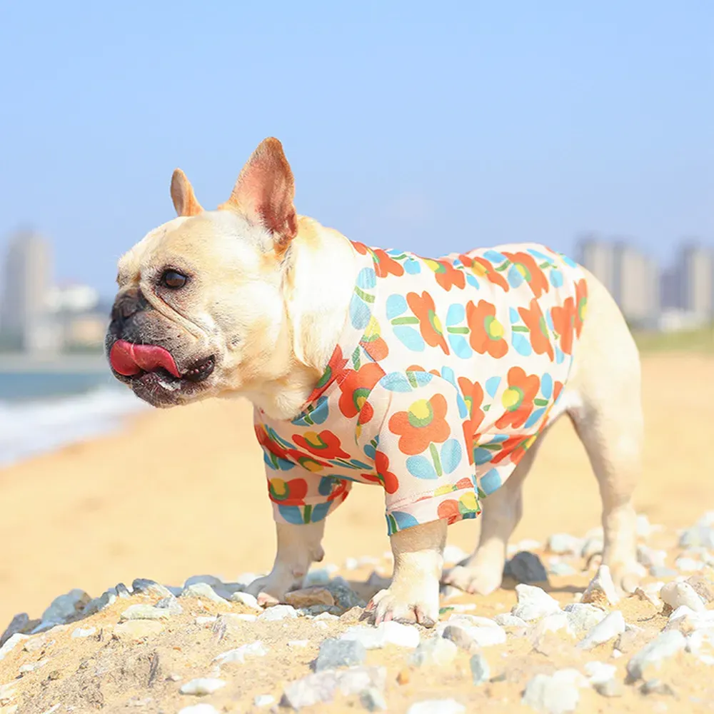 Summer Breathable Mesh Cooling T-Shirt for Dogs (7) Ideal for dogs of all sizes, offering a universal fit.