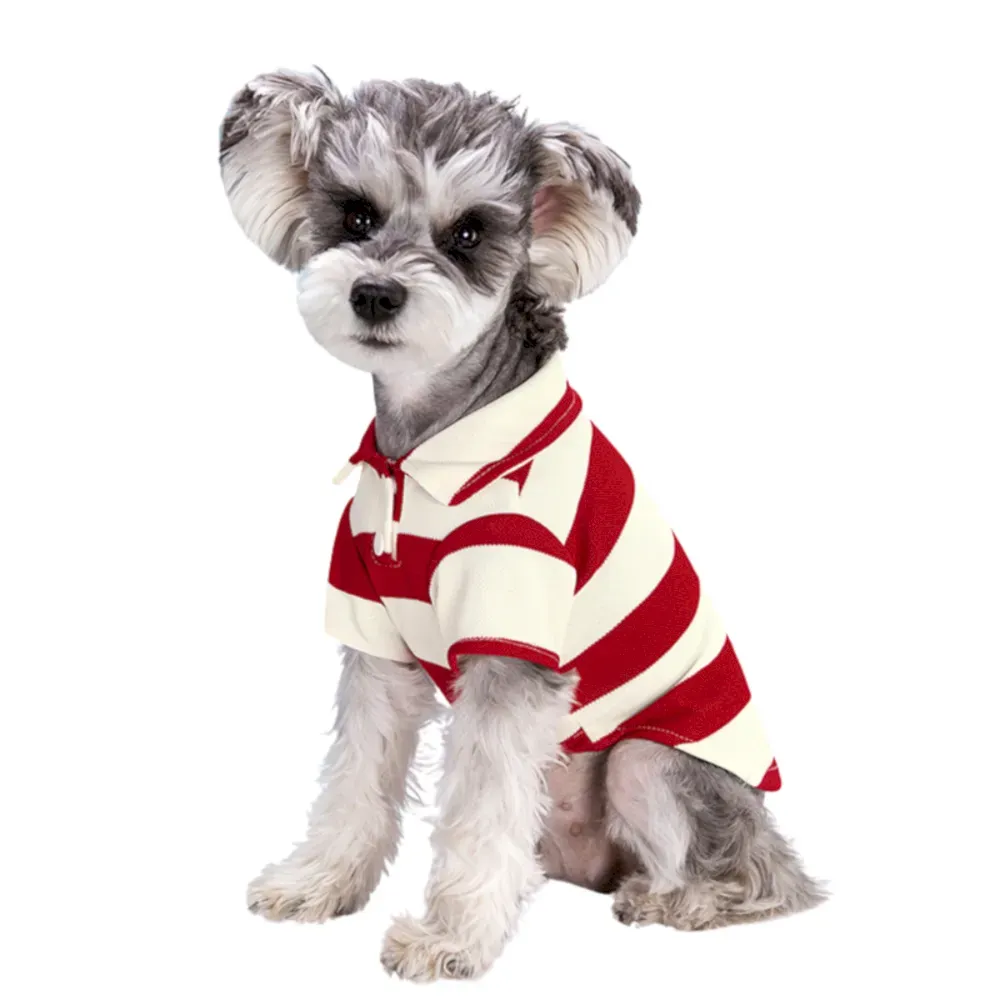 red stripe pattern dog shirt red stripe pattern dog shirt