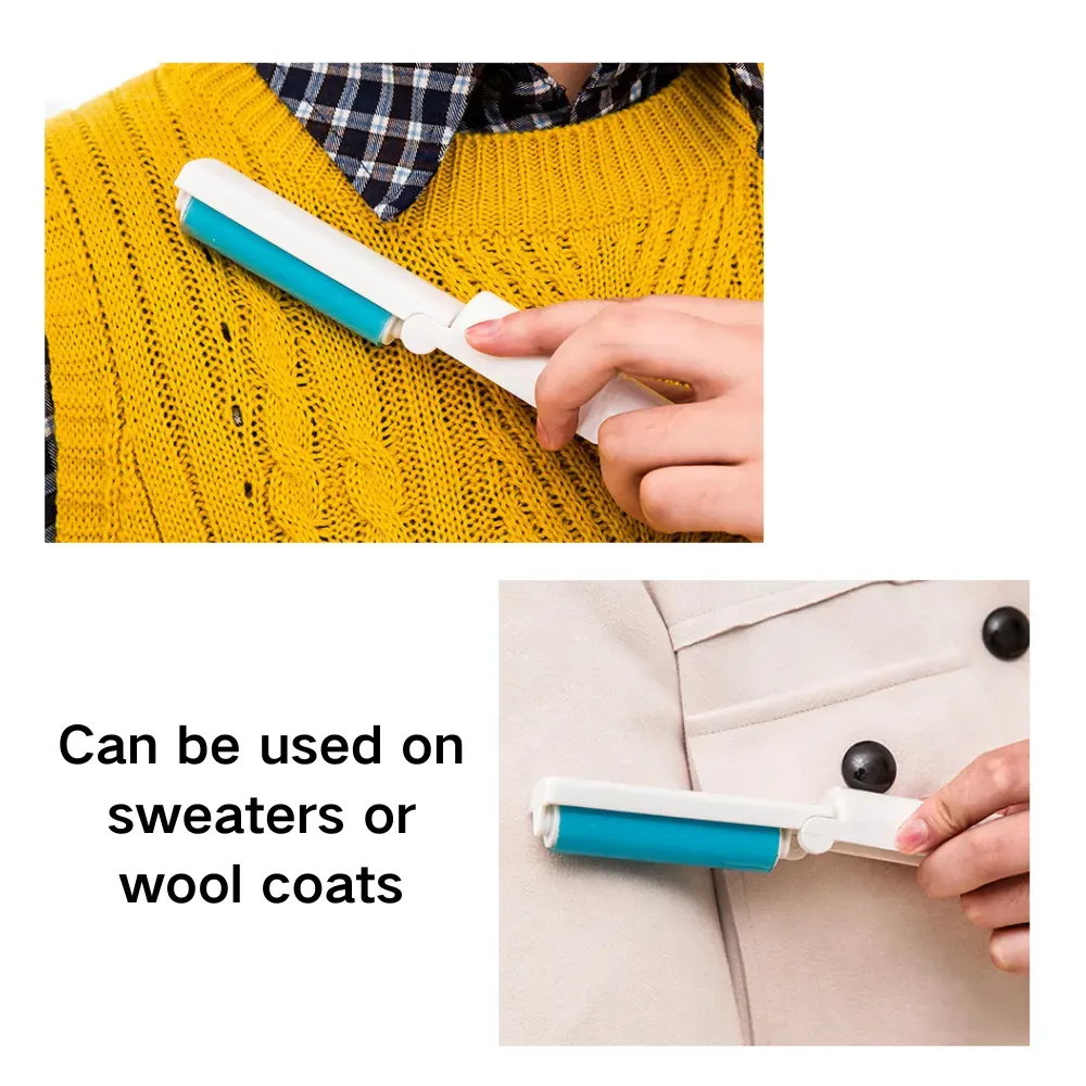Reusable Foldable Sticky Lint Roller Pet Hair Remover