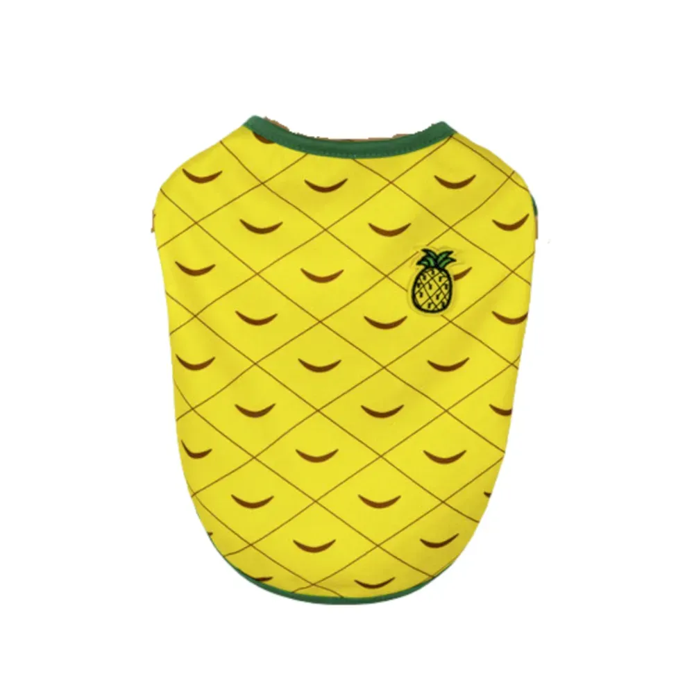 pineapple summer dog clothing