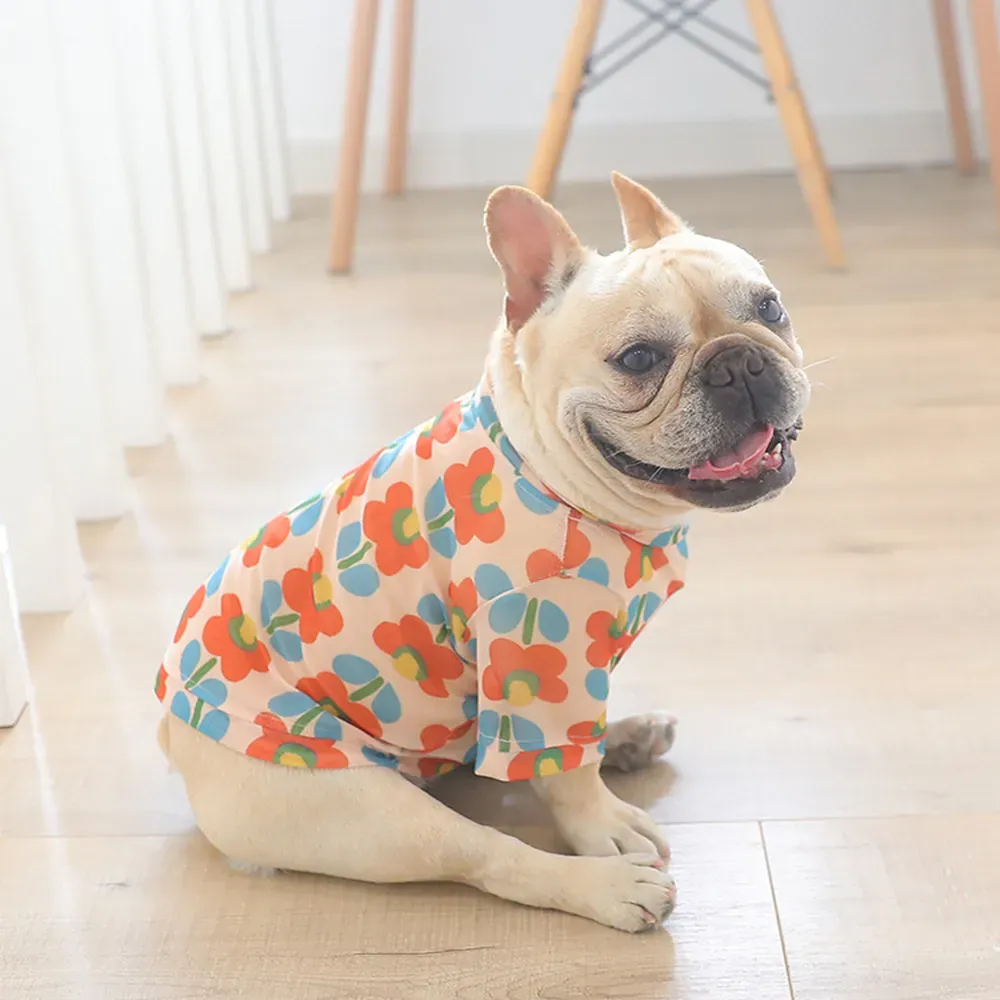 Summer Breathable Mesh Cooling T-Shirt for Dogs (8) Soft, breathable fabric that won’t lose shape, ensuring long-lasting wear.