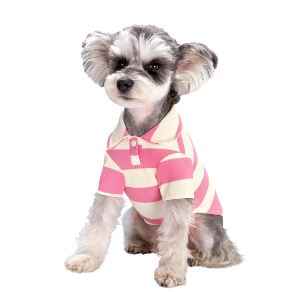 pink stripe pattern dog shirt pink stripe pattern dog shirt
