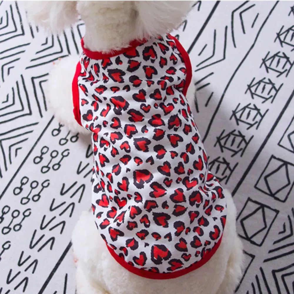 Summer Lightweight Stripe and Star Pet Vest for Dogs (8) A versatile wardrobe addition for summer months, easy to clean and maintain.