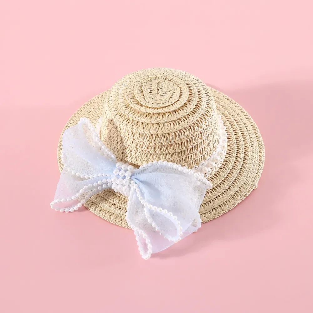 Straw hat for dogs Pet fashion hat