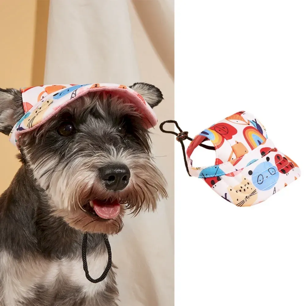 Adjustable dog cap