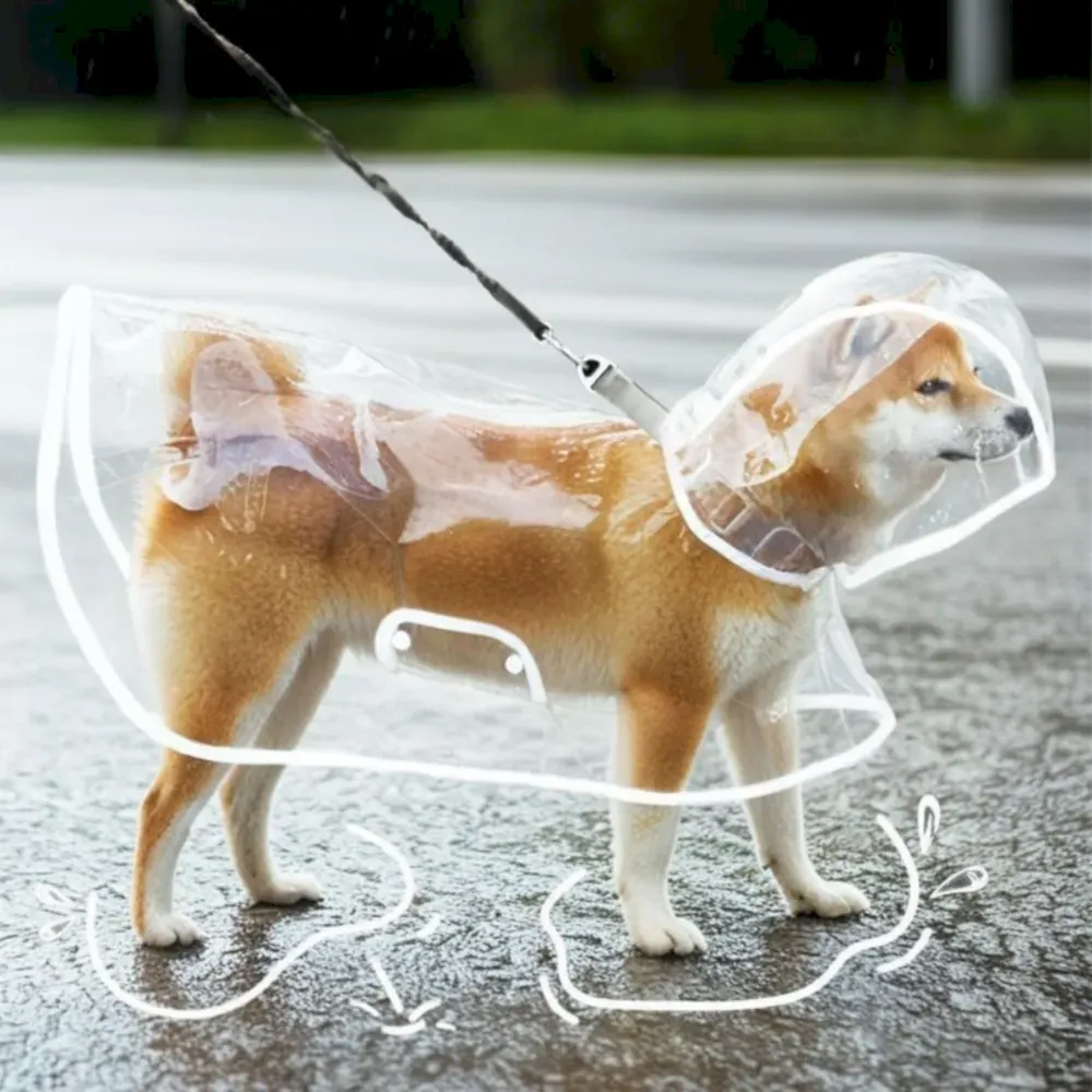 transparent pet raincoat bulk