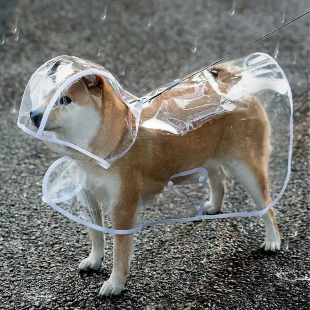 waterproof pet raincoat
