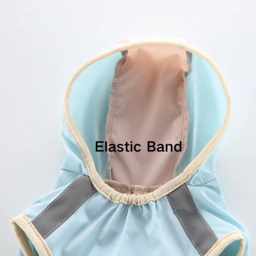 Dog Raincoat with reflective stripe