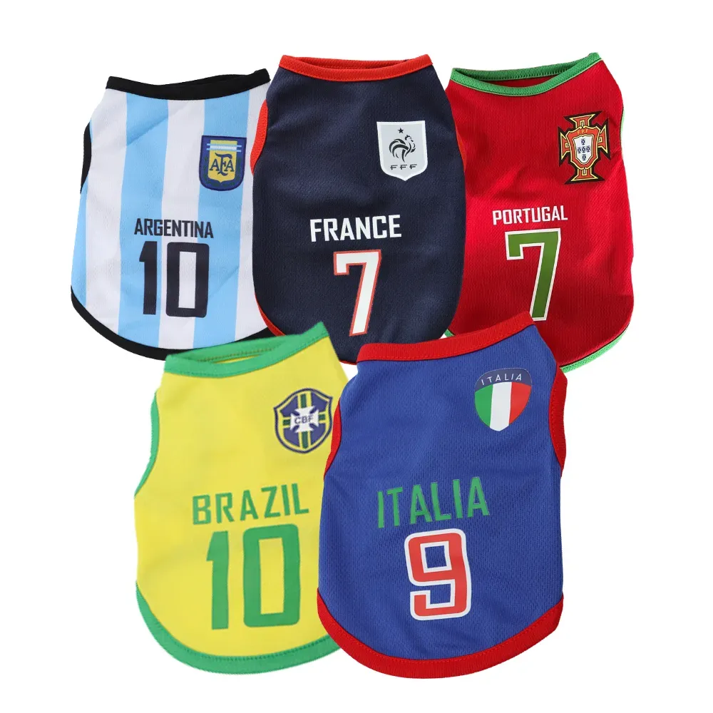 Summer Sports Vest Football Shirt for Dogs wholesale