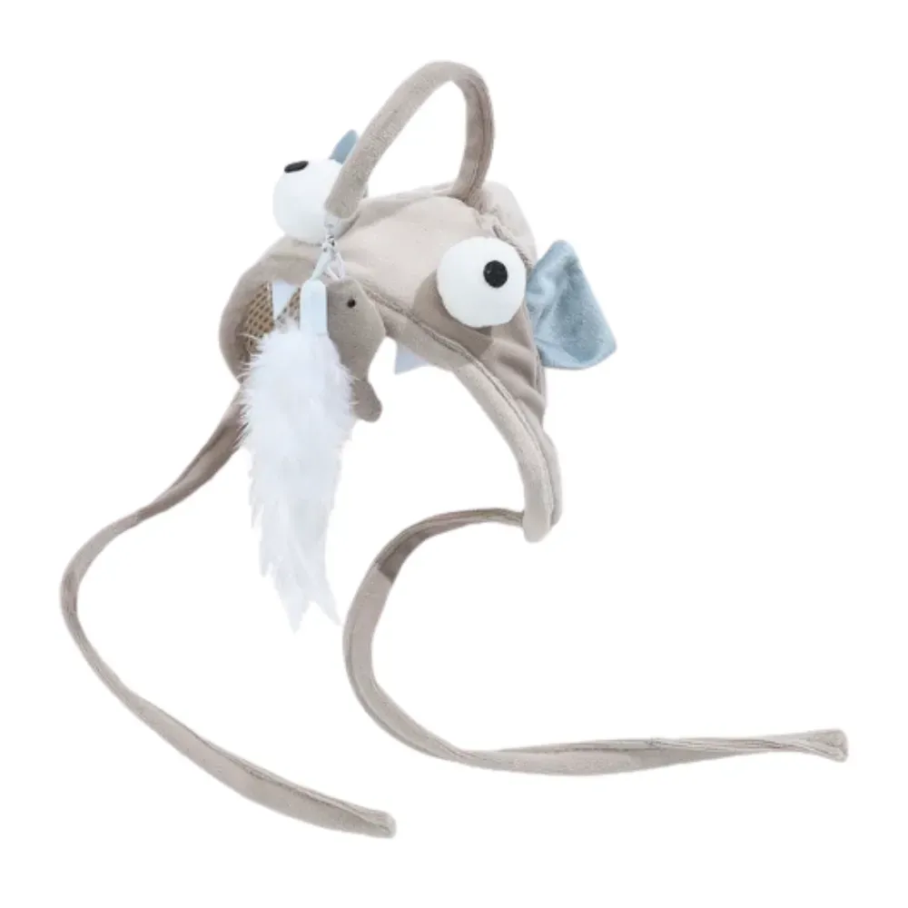 Hat headpiece cat toy