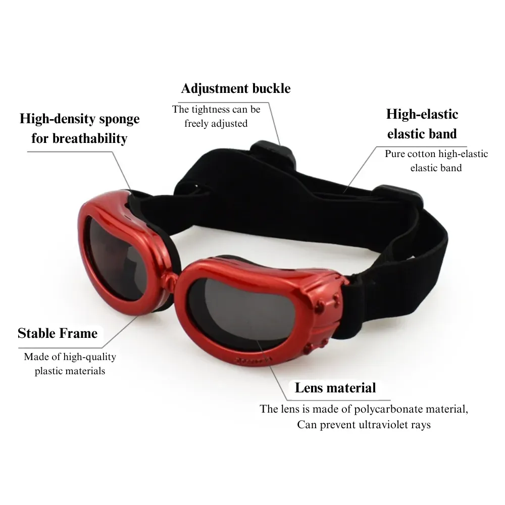 impact-resistant pet eyewear