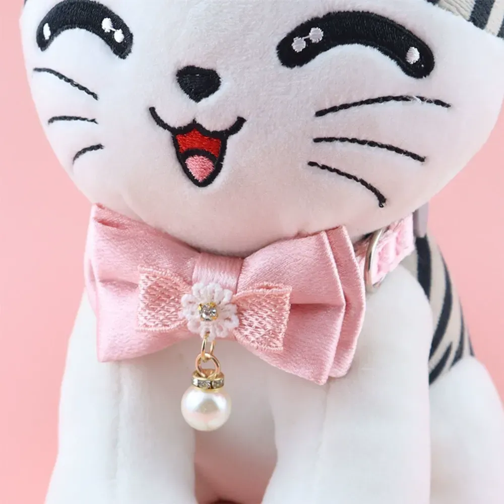 cat collar with detachable bow
