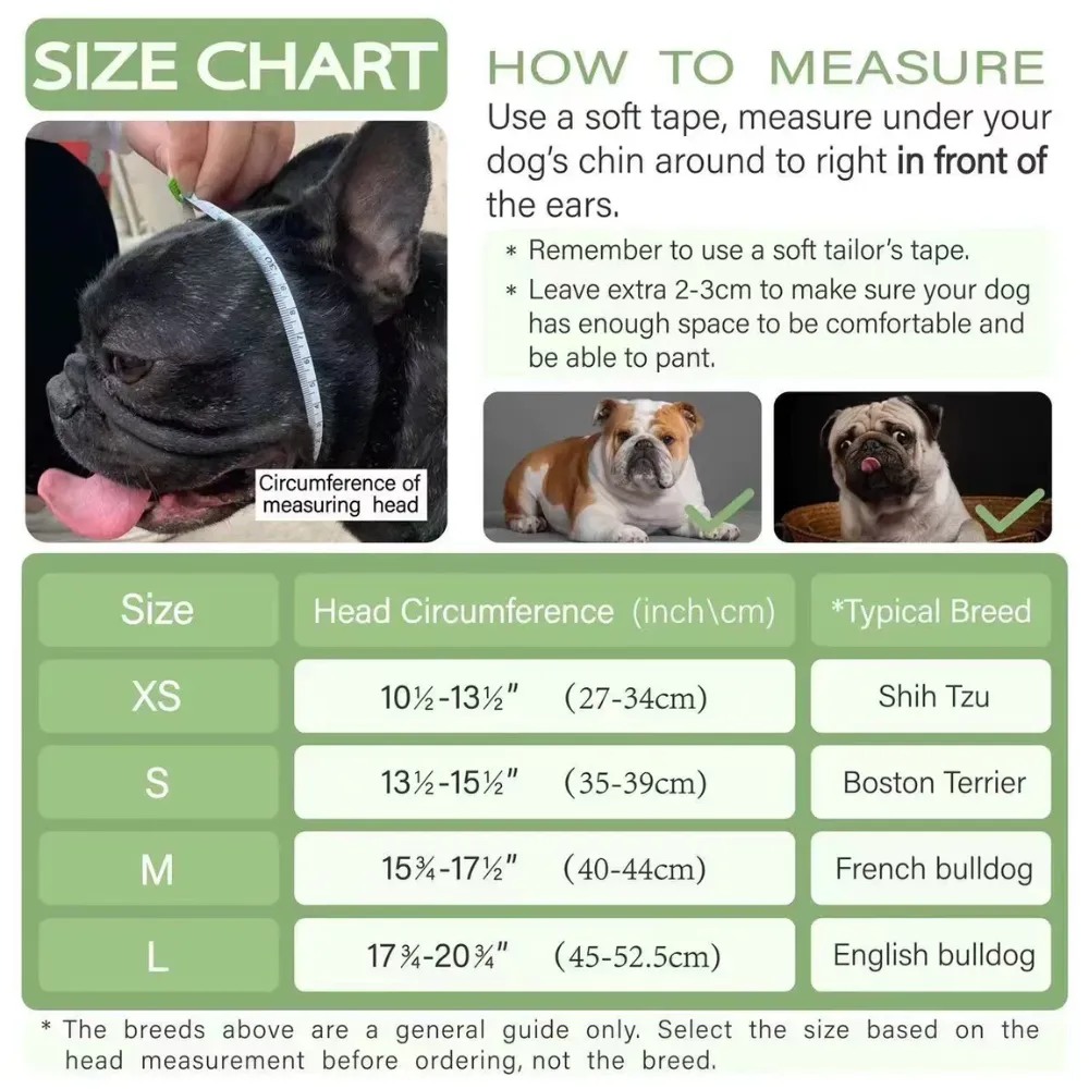 lightweight dog muzzle