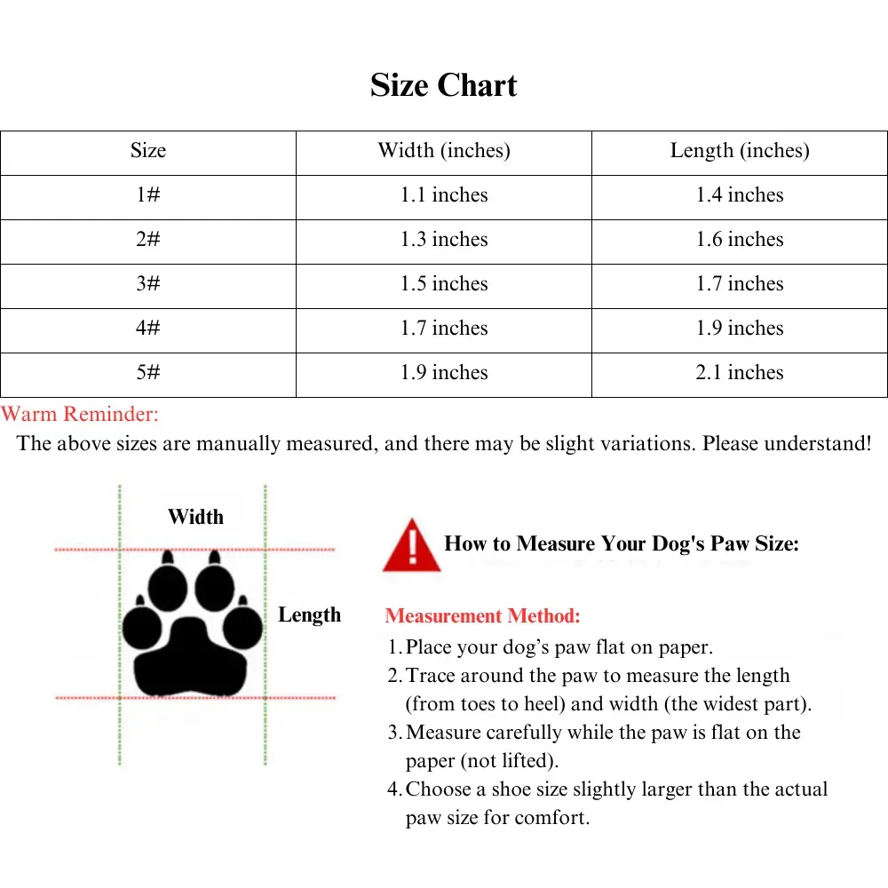 Snow-resistant dog shoes