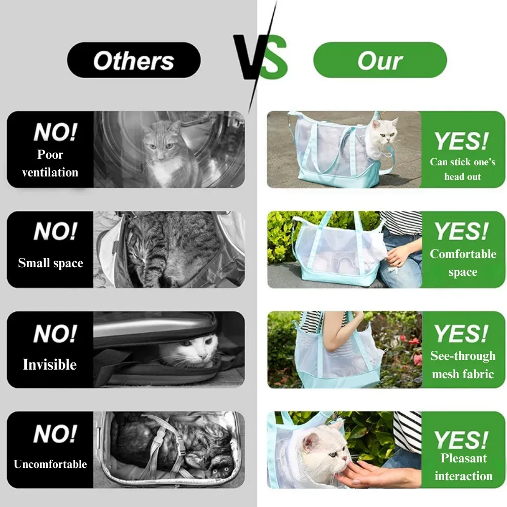 Breathable cat carrier Comfortable pet carrier