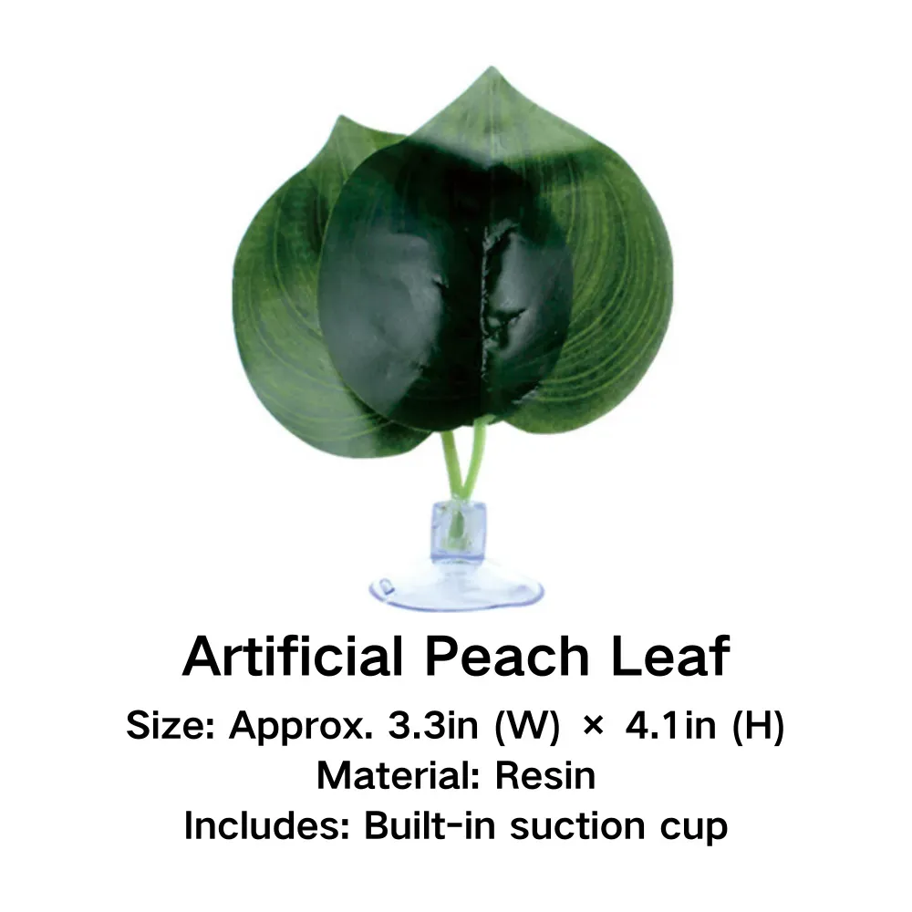 Realistic reptile habitat plants for a naturalistic look、 (1) Easy-to-install suction cup reptile decor for glass tanks