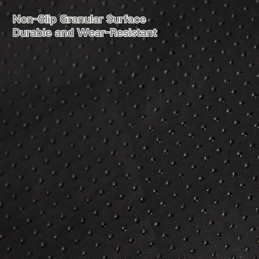 Non-slip bead bottom keeps the bed stable on smooth surfaces