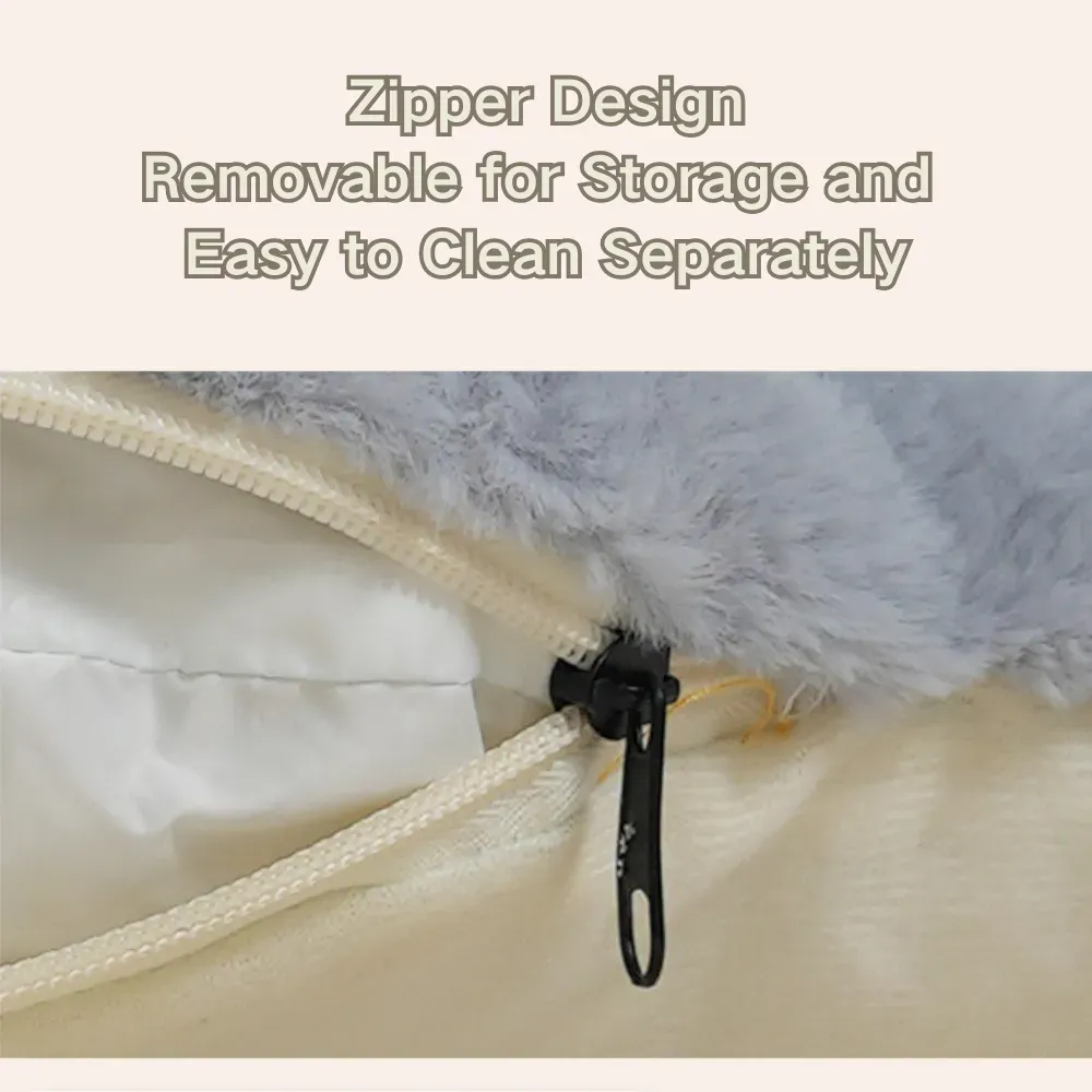 Removable cover with zipper design for easy cleaning