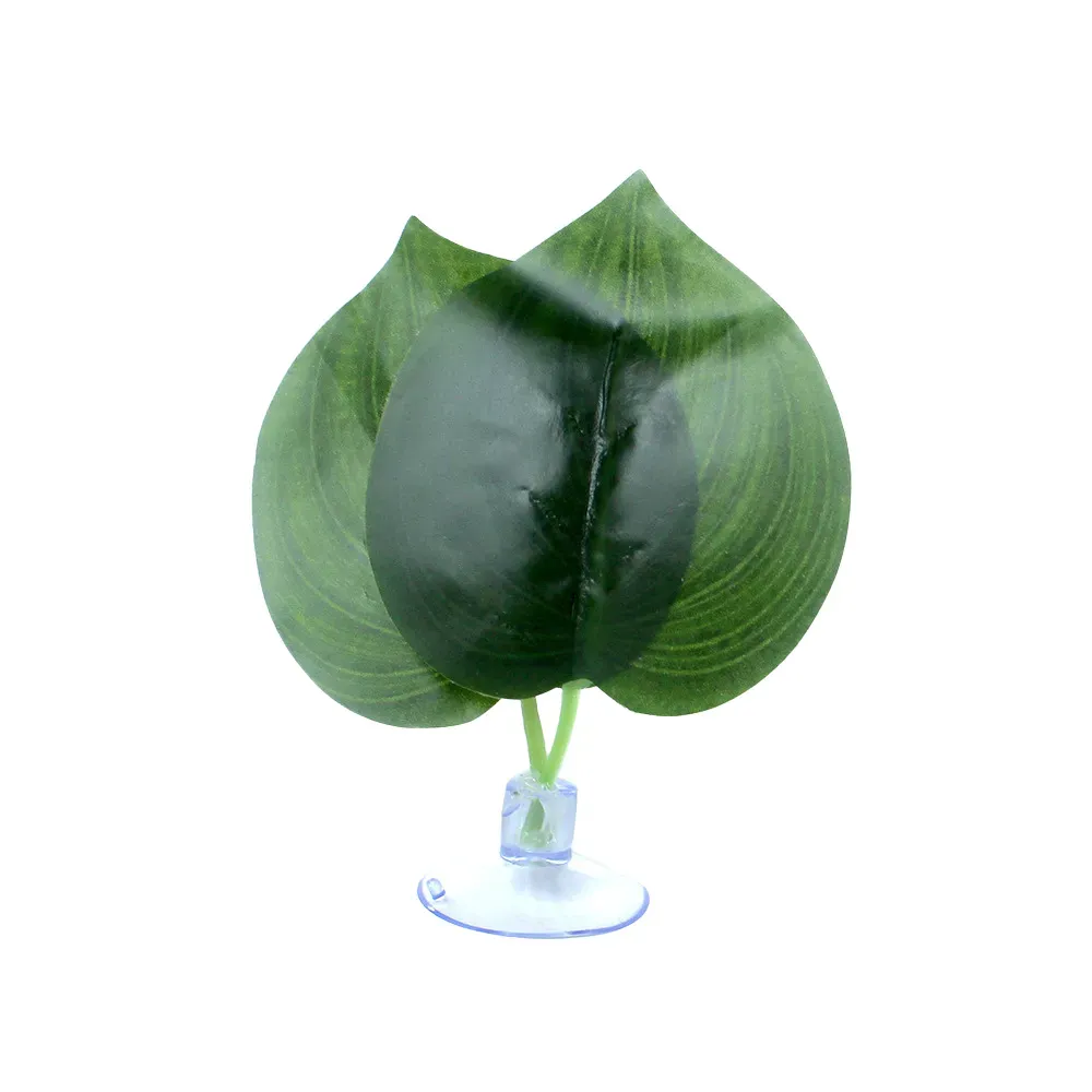Realistic reptile habitat plants for a naturalistic look、 (5) Artificial reptile foliage with water-dripping function