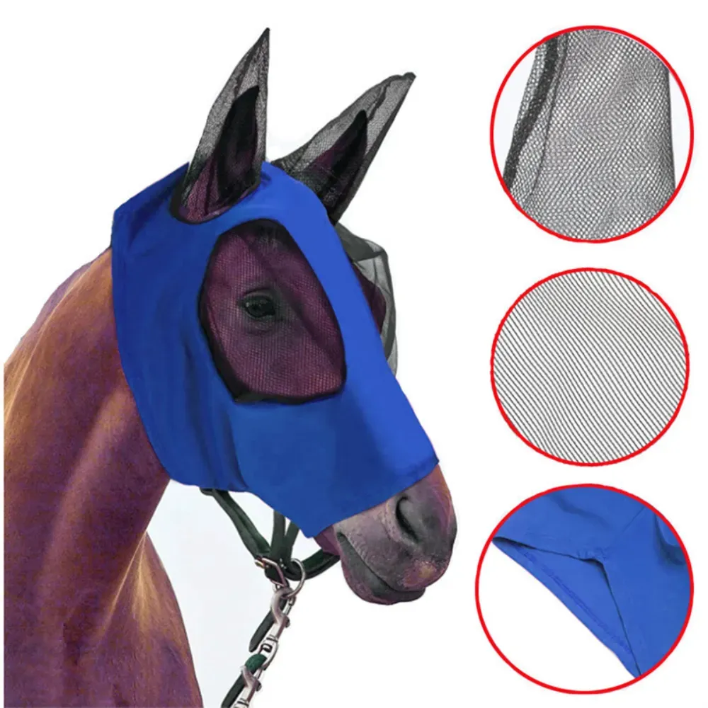 Fly mask with mesh