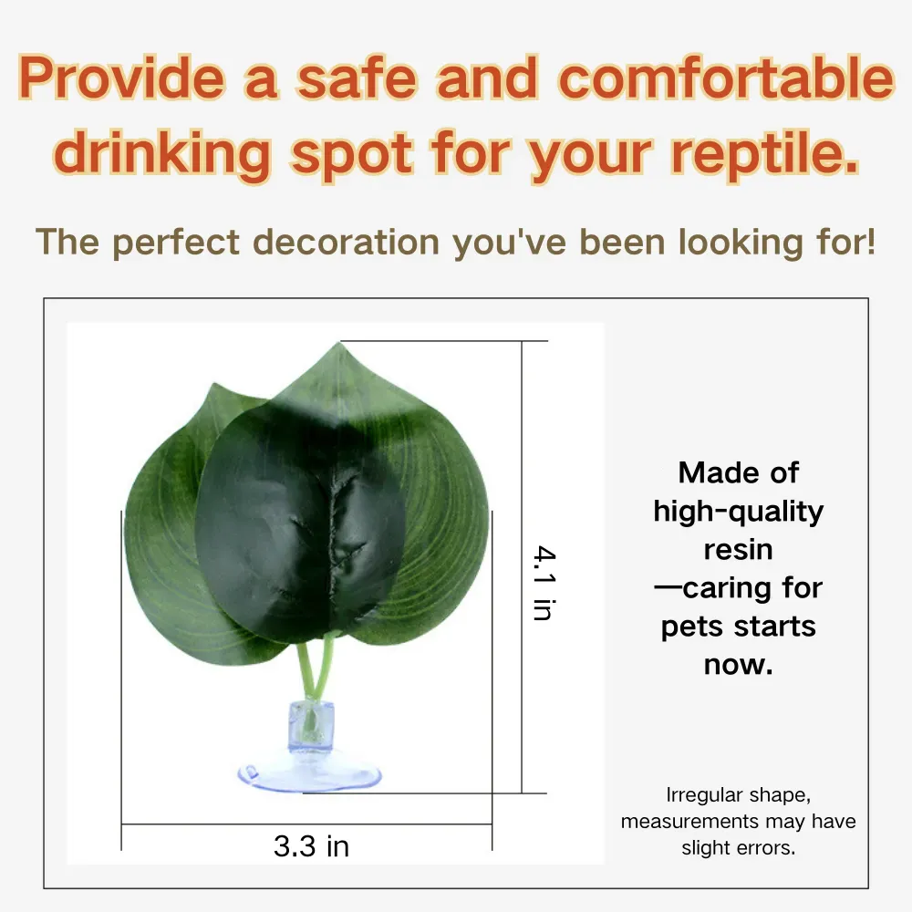 Realistic reptile habitat plants for a naturalistic look、 (3) Non-toxic artificial plants safe for reptiles and amphibians