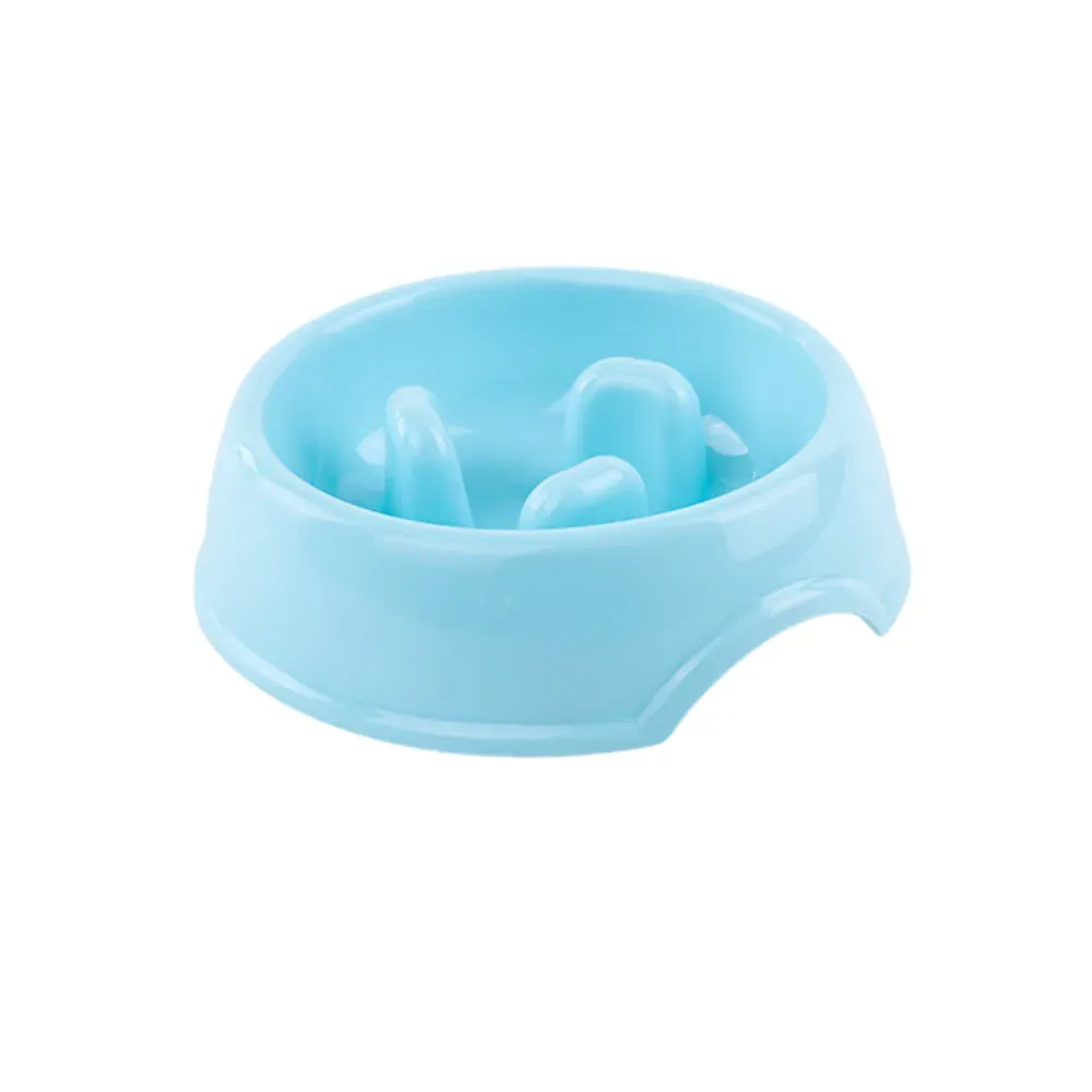 Dog Slow Feeder Bowl Blue Dog Slow Feeder Bowl Blue
