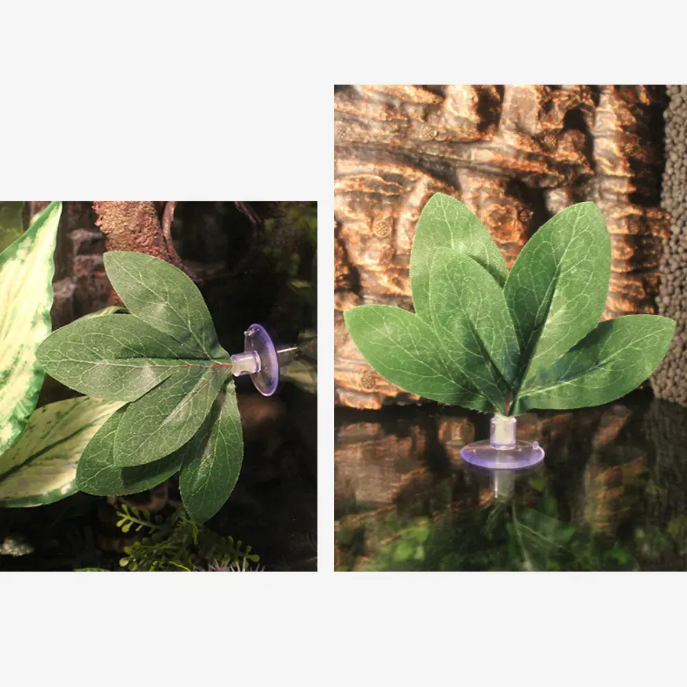 Perfect for creating a rainforest or jungle reptile setup (2) Waterproof and easy-to-clean reptile decor