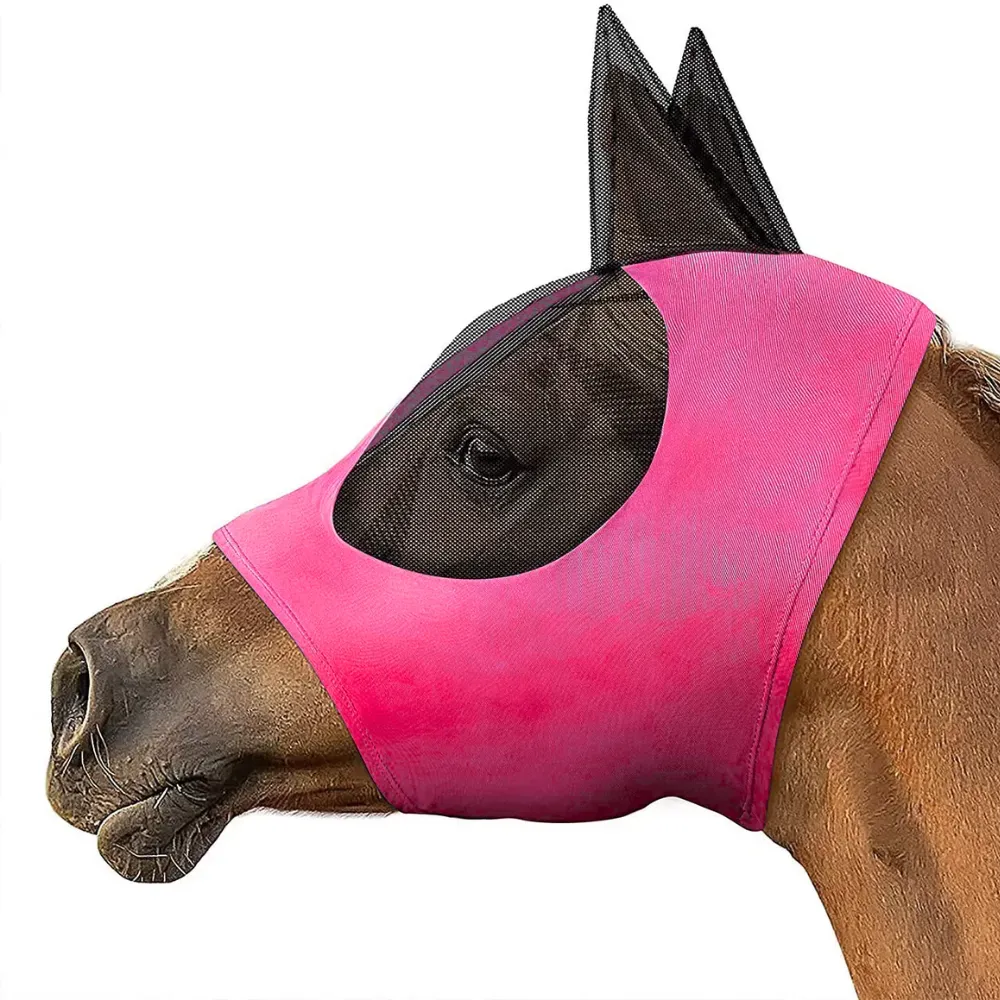 Horse mask with Velcro straps