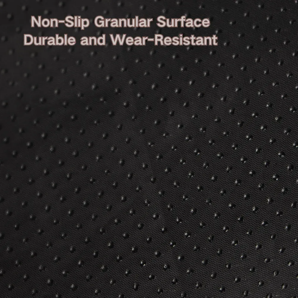 Durable, wear-resistant bottom prevents moisture and dirt buildup