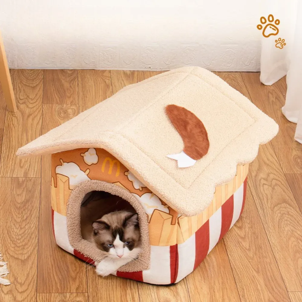 Cute and functional pet bed for small to medium-sized pets