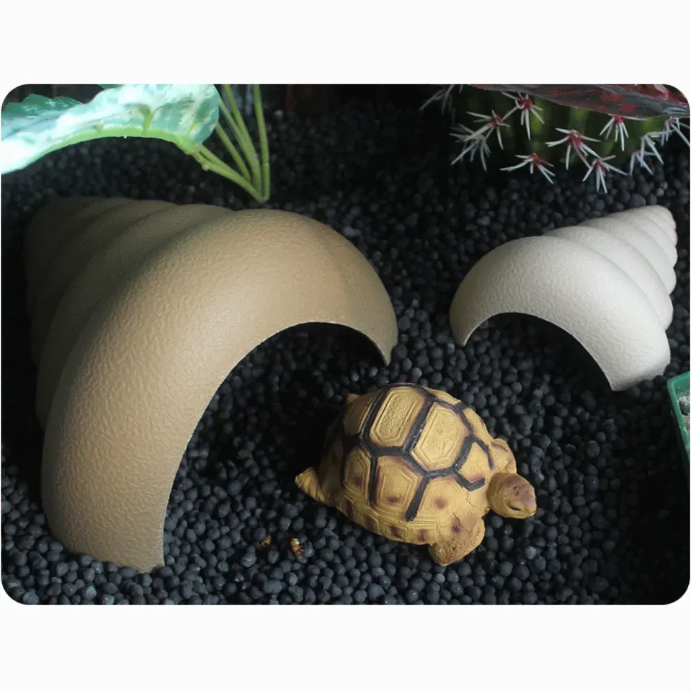 Stylish and functional reptile hideout (6) Ideal for rainforest and desert terrarium setups