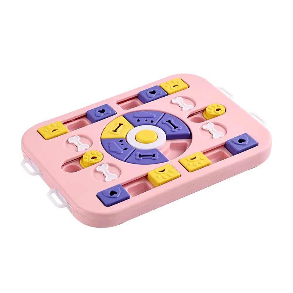 pink dog puzzle feeder pink dog puzzle feeder