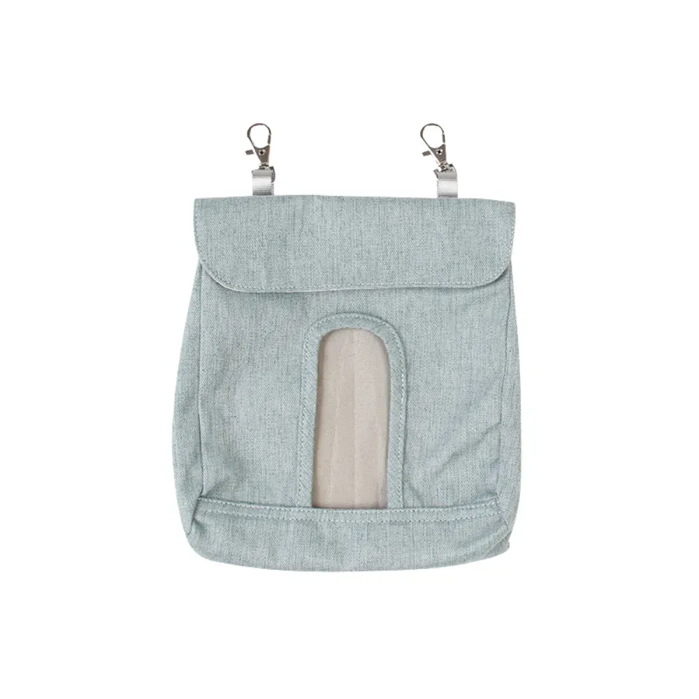 blue Hanging Pouch Feeder Bag