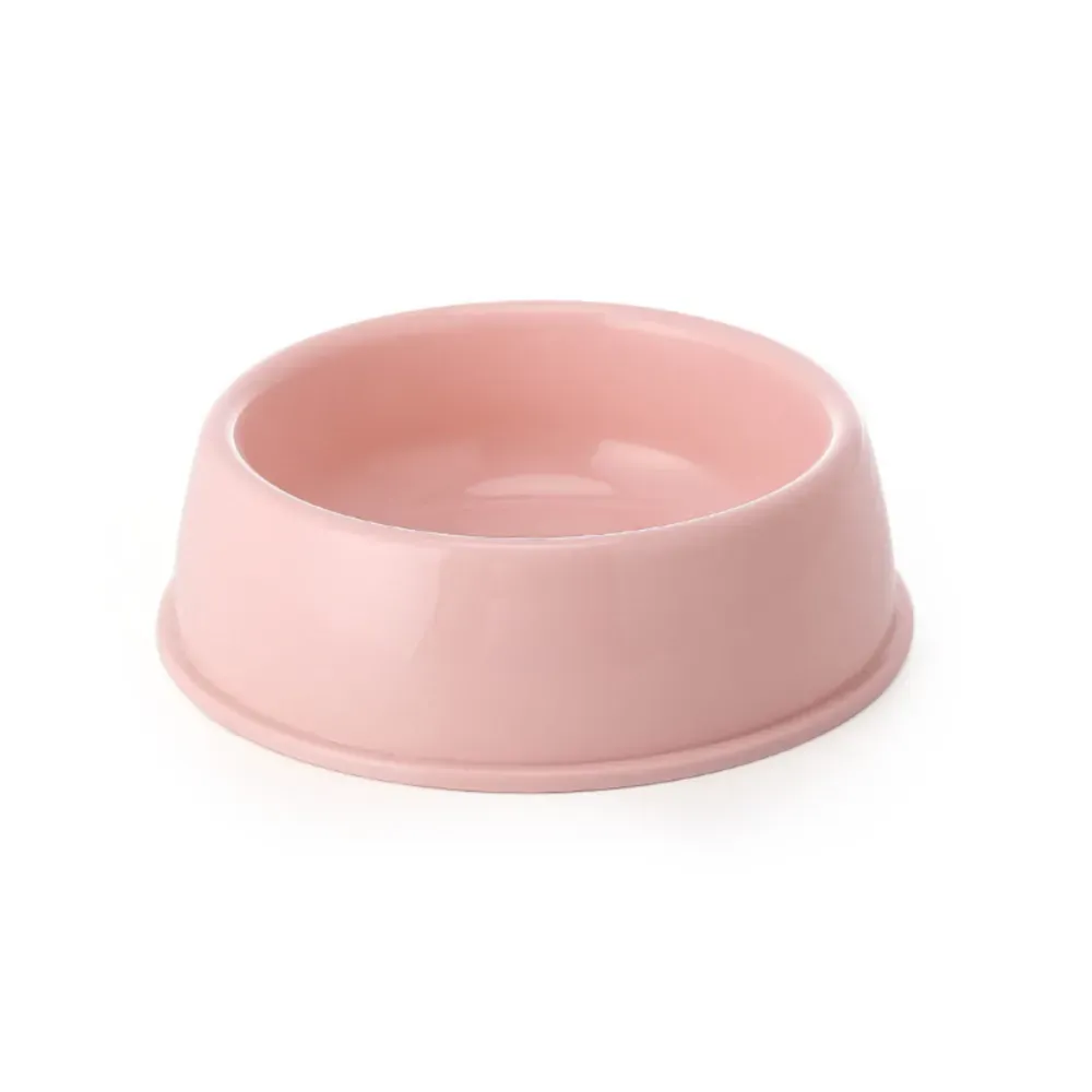pink PP Material Dog Bowl