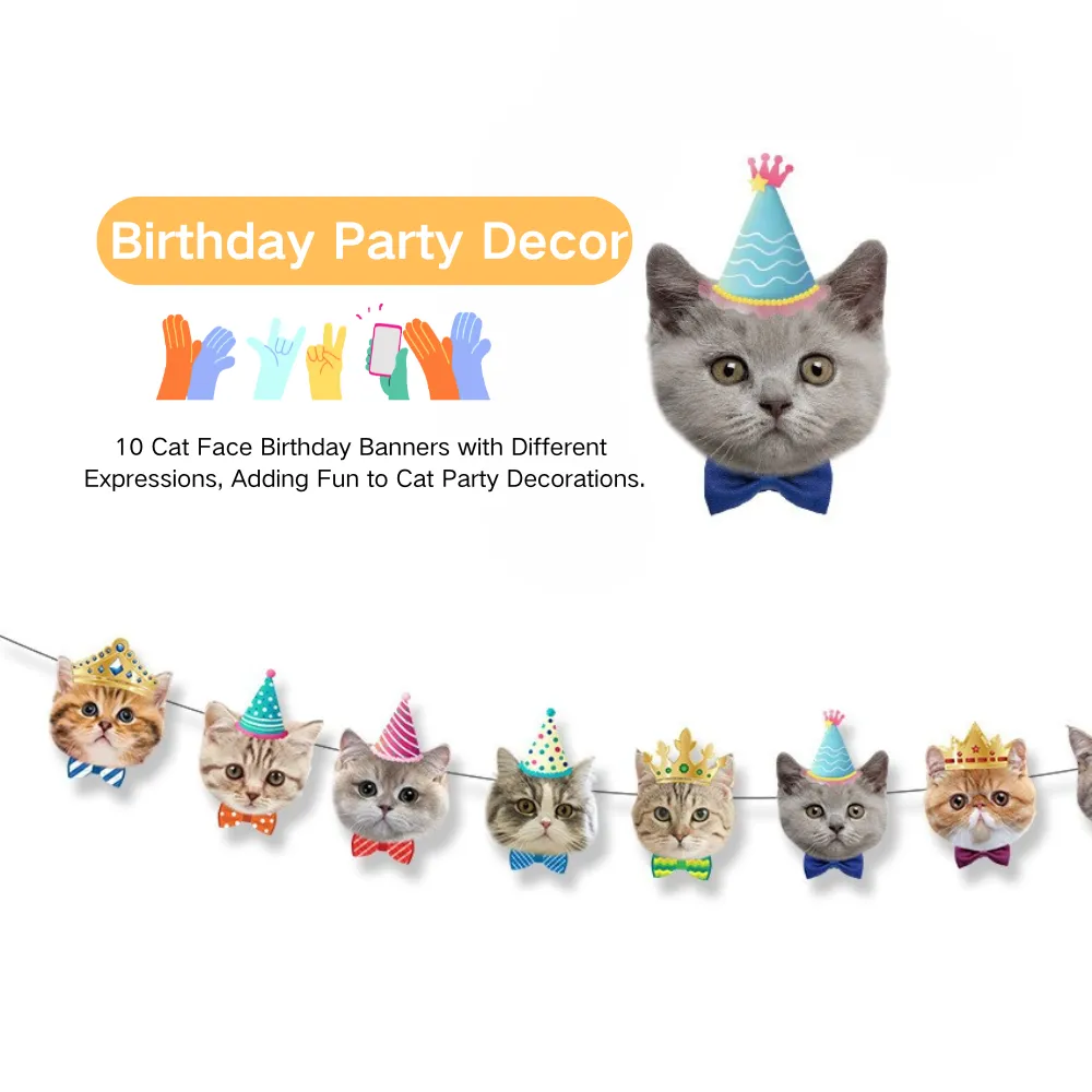 Pet Party Decoration Banner