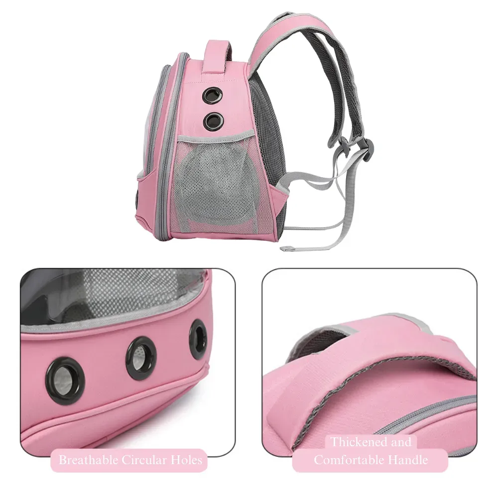 Adjustable Straps Transparent Pet Backpack