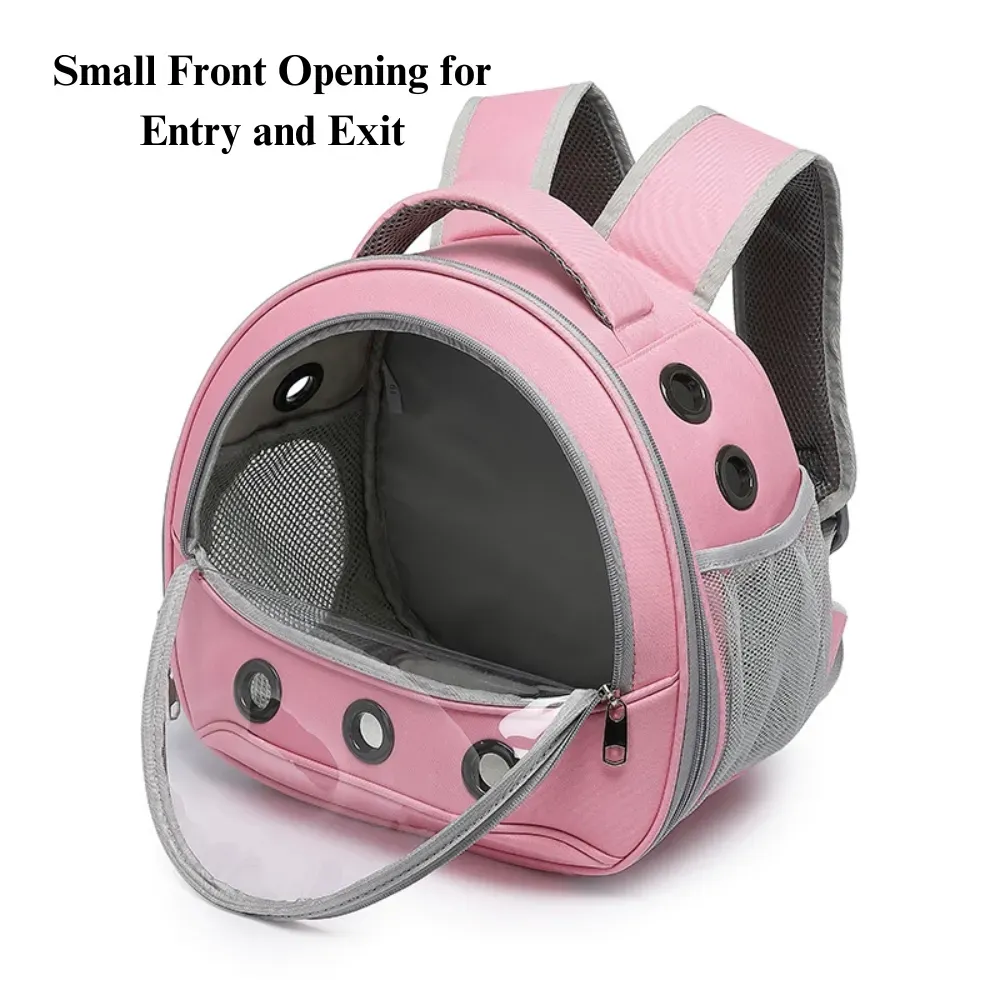 Adjustable Straps Transparent Pet Backpack