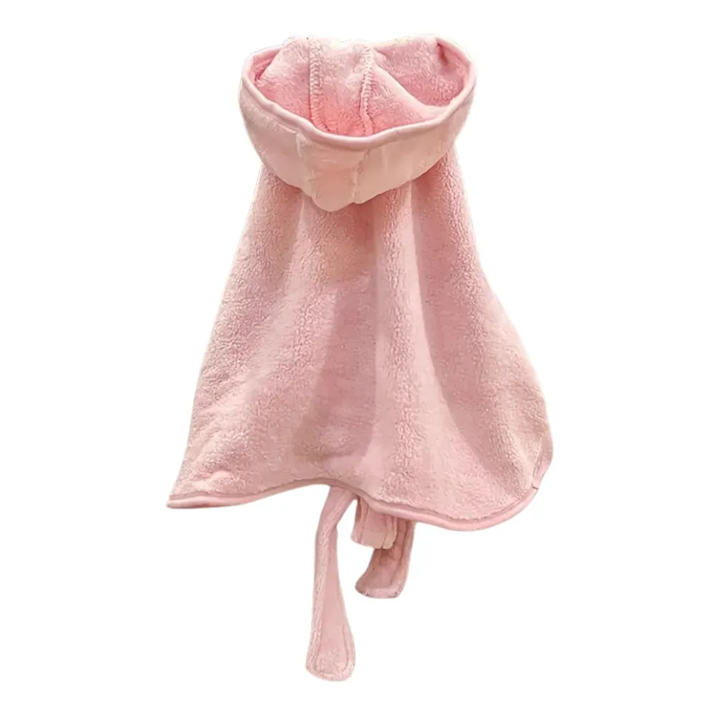 pink Pet Bathrobe