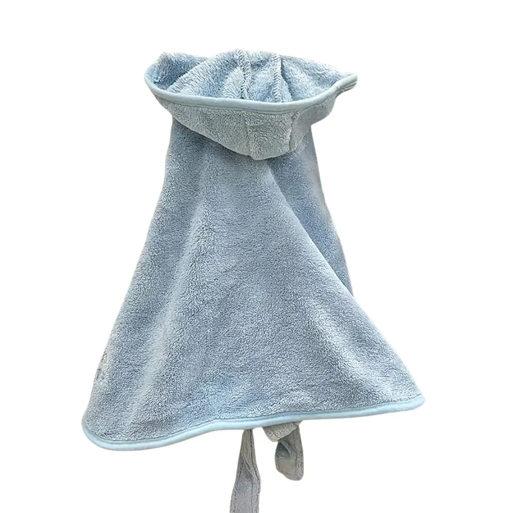 blue Pet Bathrobe
