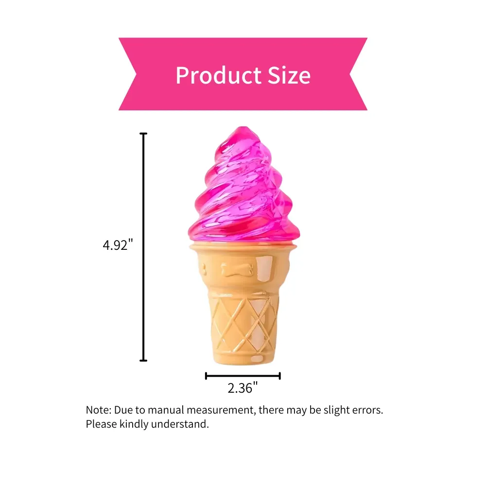 Interactive Cooling Ice Cream Shaped Water-Fillable Dog Toy