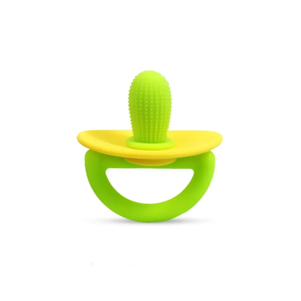 Durable Silicone Cactus-Shaped Dog Chew Toy for Teeth Cleaning Yellow Durable Silicone Cactus-Shaped Dog Chew Toy for Teeth Cleaning