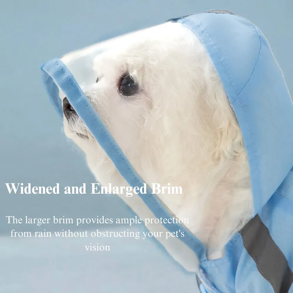 Full Body Waterproof Dog Raincoat with Legs for Small Dogs