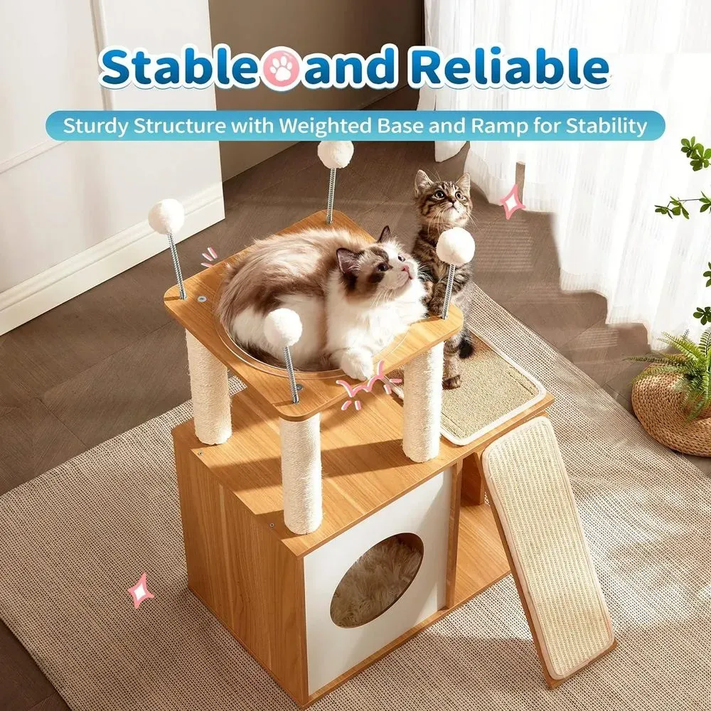 Wooden Cat Tree Pet Wooden Cat Tree Pet