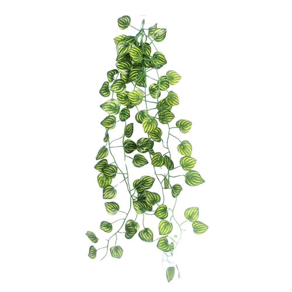 Lifelike terrarium foliage for chameleons and geckos (1) Flexible artificial vines with suction cups